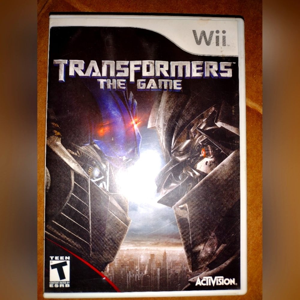 TRANSFORMERS THE GAME - WII - MANUAL INCLUDED.